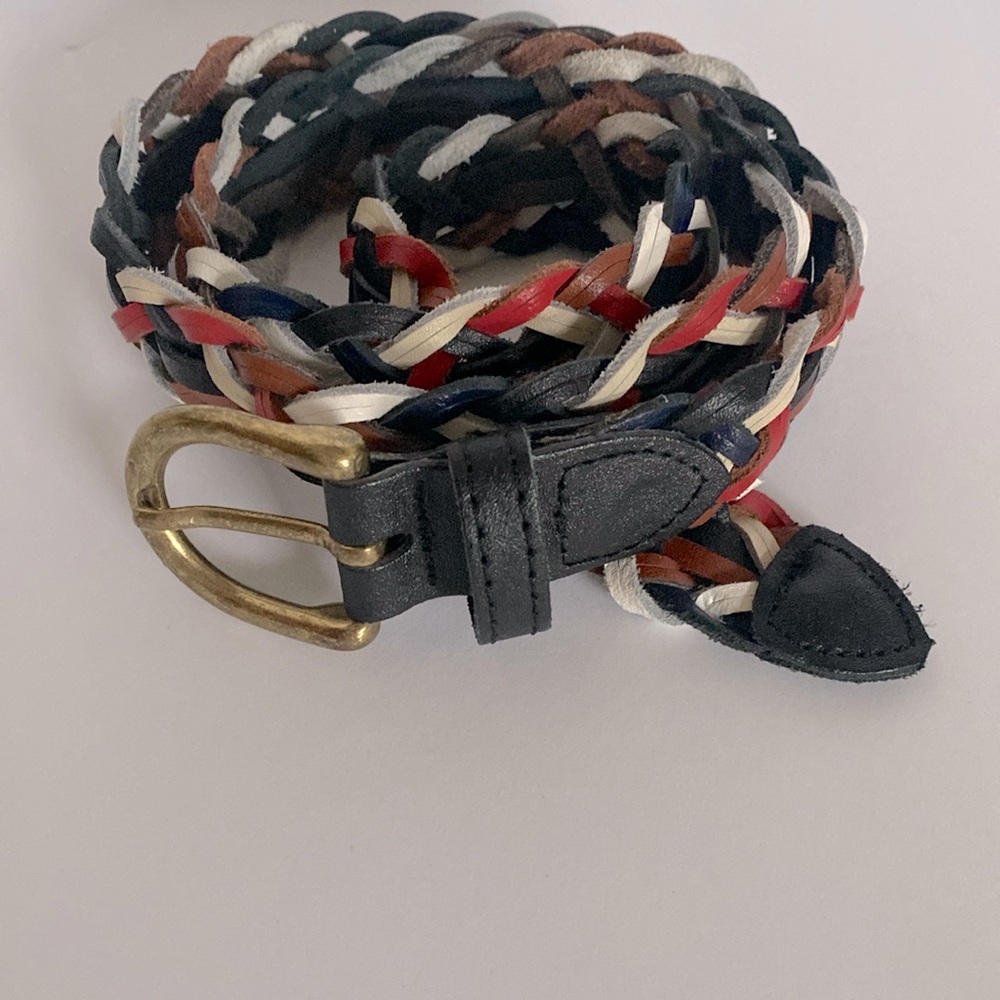 Braided Leather Belt